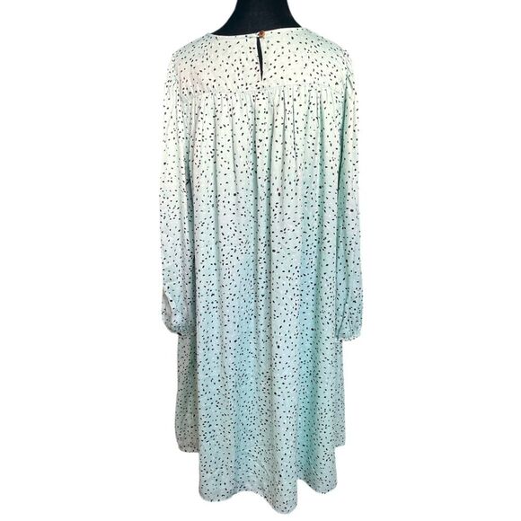 Ann Taylor Green and Blue Bishop Sleeve Sundress - Picture 3 of 8